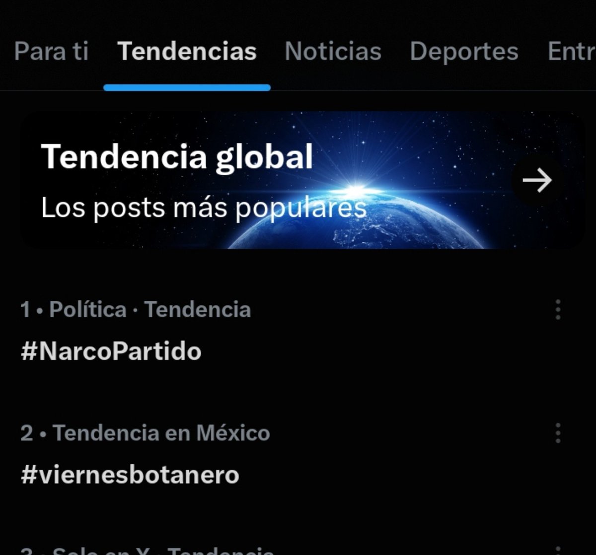 Patoman2799's tweet photo. @RicardoBSalinas Sorpresa hoy es top #1 como en todo .... https://t.co/i3UOgLaTkh
