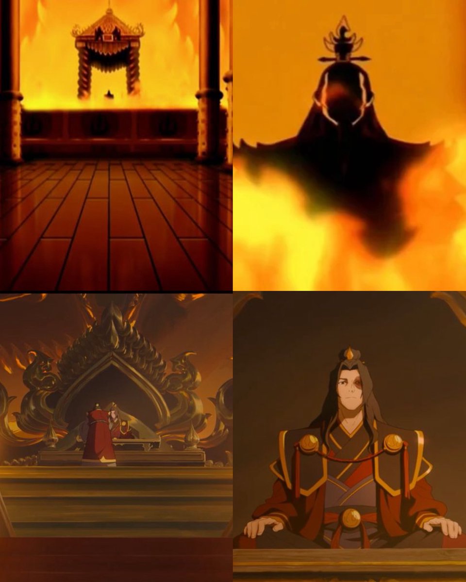 nicostrid's tweet photo. one thing I liked about the movie is that zuko got rid of that intimidating wall of fire in the fire nation throne room, and now it feels a lot more welcoming. https://t.co/kcXG9ML8JR