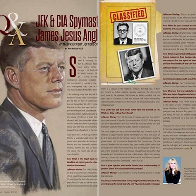 AvaRoosevelt's tweet photo. Enjoy my Q&amp;A about #JFK &amp; CIA Spymaster James J. Angleton with JFK's expert, Jefferson Morley.

Merry Christmas!
Best of everything in 2019
Ava
https://t.co/dGxzYzl5kl
https://t.co/d5qX1xUwZ6

#MerryChristmas #TheRacingHeart #EloquenceMagazine #PresidentKennedy https://t.co/Nf25zJOhlQ