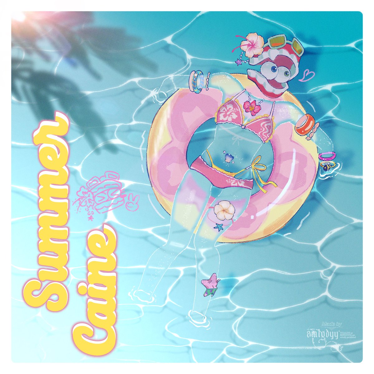 amwyhs's tweet photo. summer caine !! 🏖️👙☀️ #tadc #caine https://t.co/3fLCQRghDQ