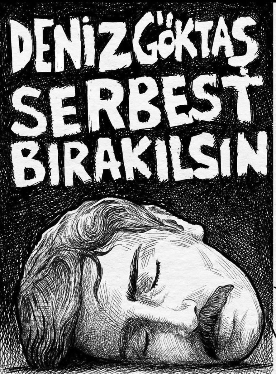 AlkanOkuducu's tweet photo. Deniz Göktaş serbest bırakılsın. https://t.co/1O092XueWe