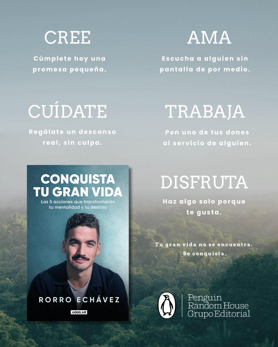 penguinlibrosmx's tweet photo. Hiciste todo lo que te dijeron que era importante, ¿y aún así sientes un vacío?
Rorro Echávez (@rorroechavez) te comparte 5 acciones para construir tu gran vida desde hoy.

📕 https://t.co/sT5lhC0Qwo

#PenguinLibrosMX https://t.co/mDRbgAbBcQ