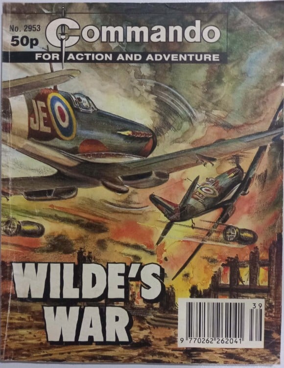 CommandoComic's tweet photo. Commando first or fav! Rory McKinnley's fav Commando was issue 2953, 'Wilde's War' from 1996!
Writer: K. P. Mackenzie
Interior &amp; Cover Art: Ibanez https://t.co/C8SoYfrPAB