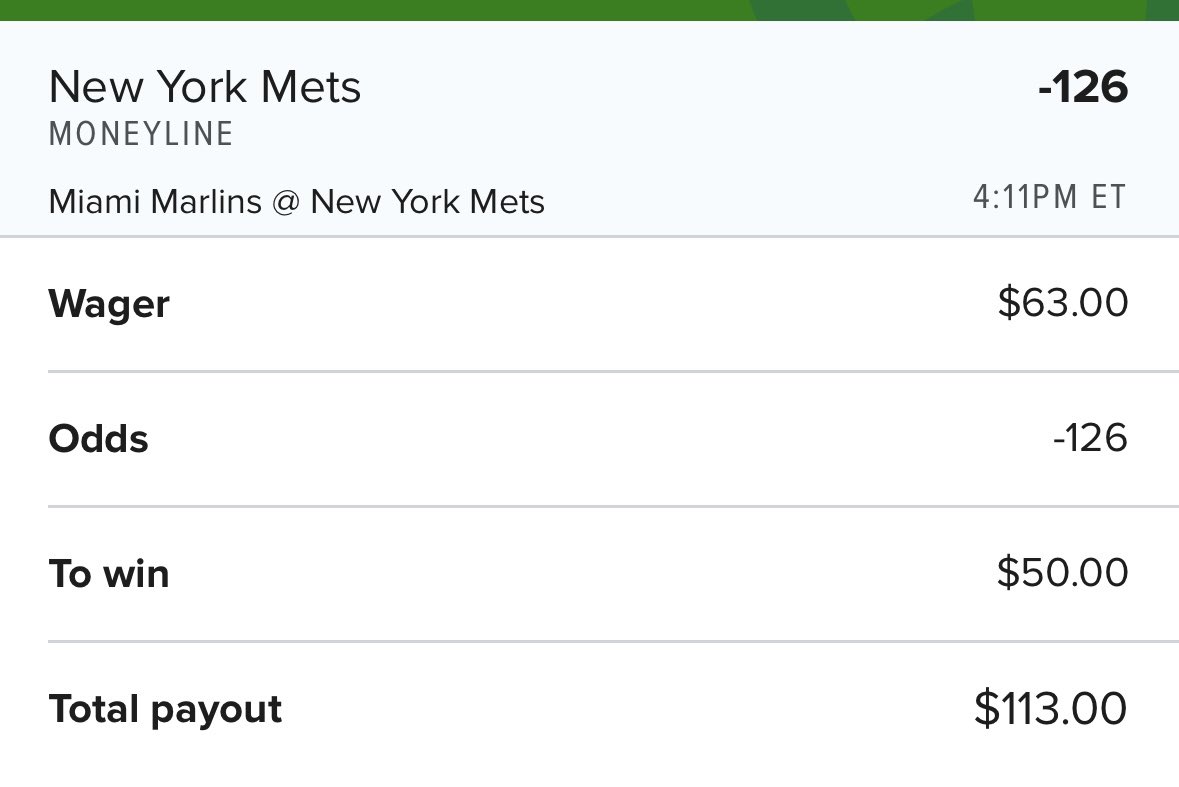 DisciplineWager's tweet photo. 8/1 MLB⚾️

Mets ML -126 (1U)

#GamblingCommunity 
#Gambling𝕏 https://t.co/BgkKh4noA4
