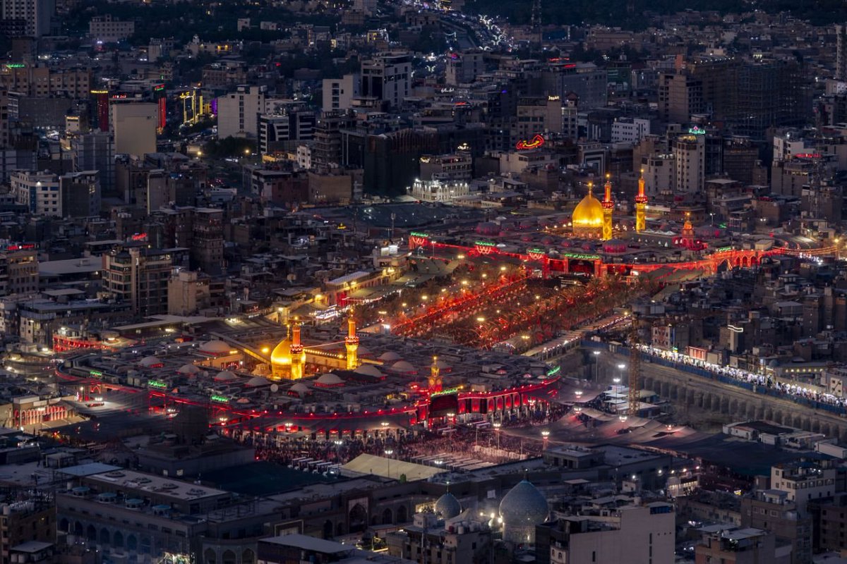 AlkafeelAbbas's tweet photo. ⭕ مشاهد جوية لمدينة كربلاء المقدسة بالتزامن مع ذروة زيارة الأربعين

#الحسين_نهج
#العتبة_العباسية_المقدسة https://t.co/ZQsVj1nYFz