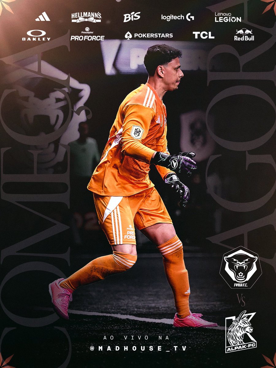 FURIA's tweet photo. Valendo a vaga na GRANDE FINAL do Mundial de Clubes da #KingsLeague! 🇮🇹
A #FURIAFC encara o Alpak FC AGORA! E a sua torcida vem junto!
Vem pra @mad_housetv pra torcer em #DIADEFURIA nesse sabadão! 🫵 https://t.co/OENdKJ3xIy
