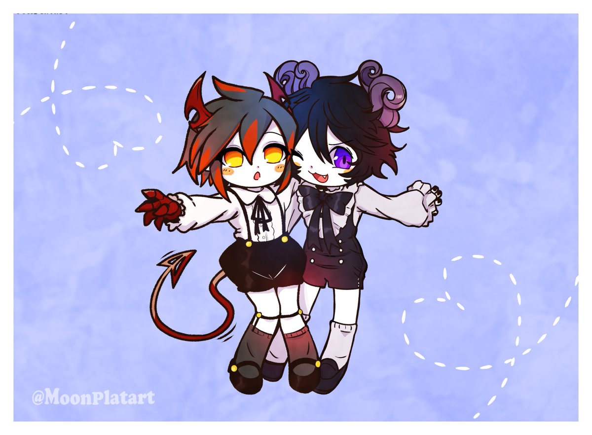 Moonplatart's tweet photo. Happy Birthdaaaay @ahinevaeh Les't celebrate one more year with satanivlis!! 🎂🎂🎂🎂❤️💜❤️💜 #funamuseart #funamuseum https://t.co/vXgEr4Io8b
