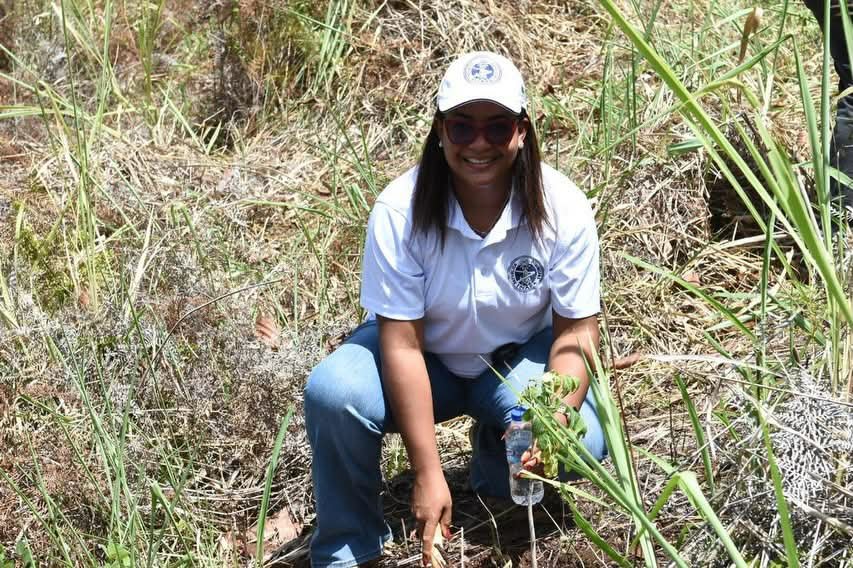 DomInapa's tweet photo. 🌱 Colaboradores de nuestra institución participaron en la primera jornada de reforestación del Programa de Reforestación de Zonas de Recarga de Acuíferos, realizada en el Área Nacional de Recreo Guaigüí, provincia La Vega. https://t.co/brZVoPHNls
