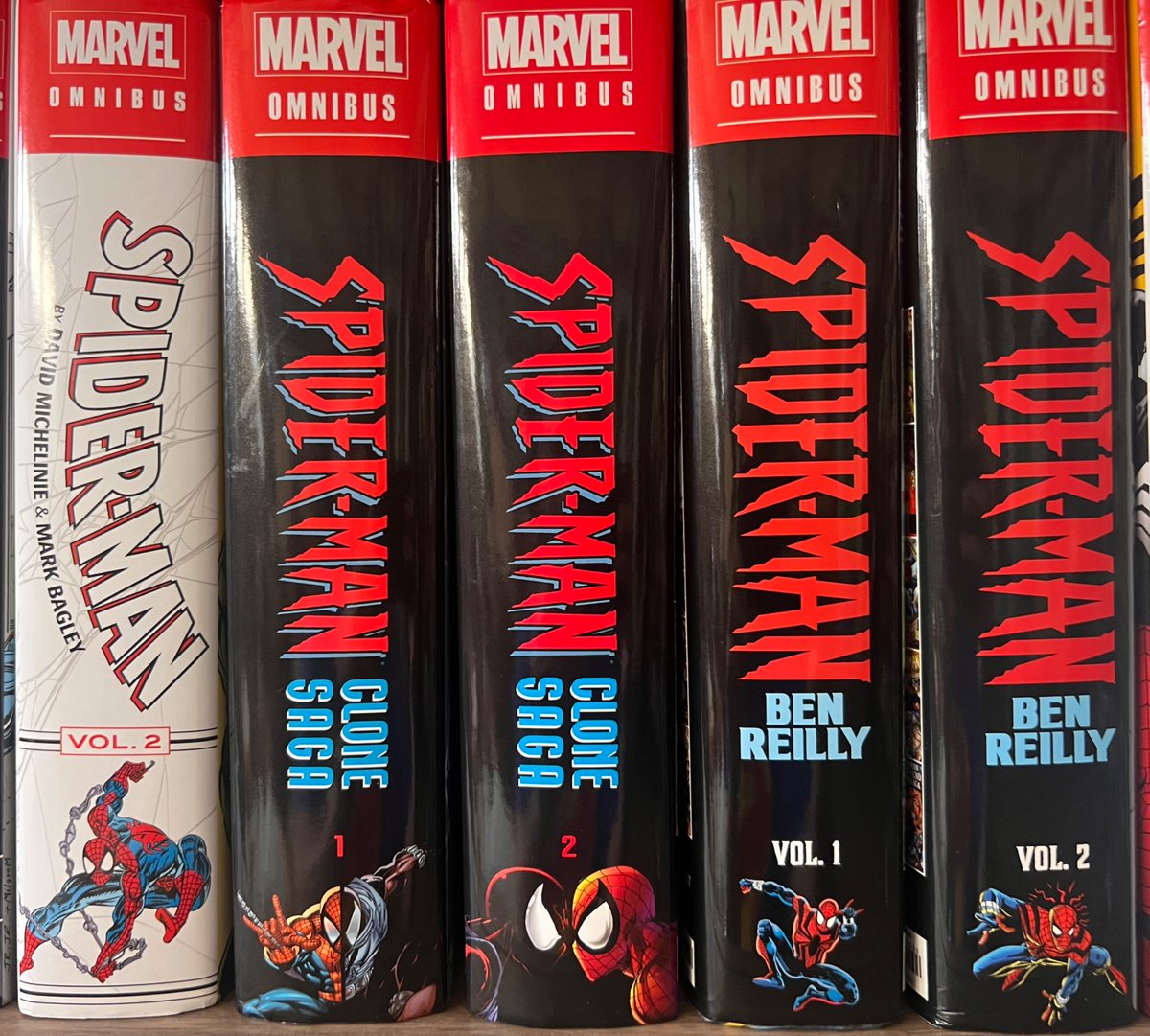 zakiscorner's tweet photo. Between these books and my omnibus library, I have every single issue of Amazing from 1962 to 1996. https://t.co/Aaw1y88pJv