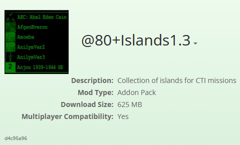 fagusspl's tweet photo. Today I want to show you what kind of effort went into making OFP mods database. Let's just pick the first one from the list: "80+Islands1.3" https://t.co/PYcX439tKb https://t.co/eofFXBxj2Q