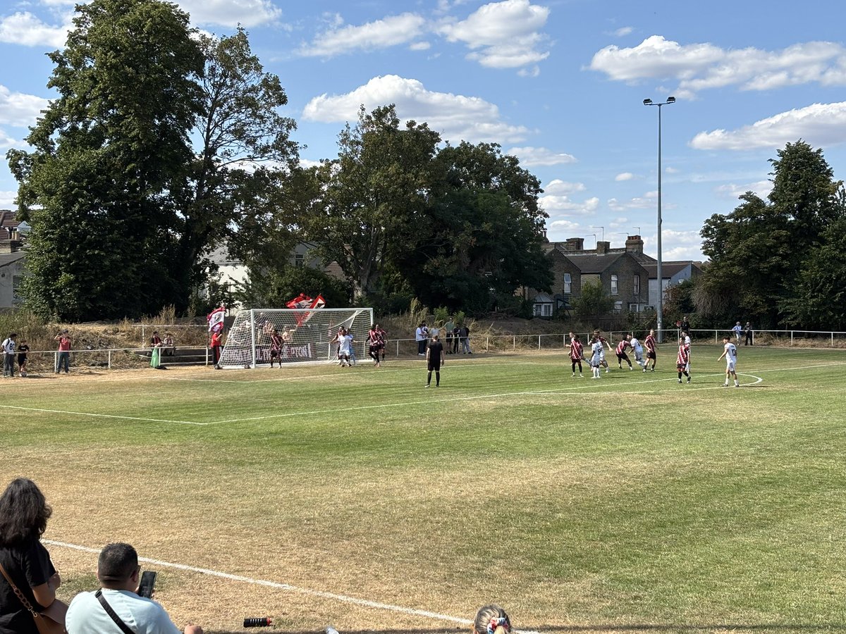 ThundersleyPhil's tweet photo. Saturday 1st August 2026
@ClaptonCFC 0 @SoulTHFC 1
@EssexSenior 
The Old Spotted Dog Ground
Attendance: 518

Entertaining match.

Impressive attendance for Clapton CFC’s debut in the Essex Senior League, amazing atmosphere so different when I first visited the ground in 1978! https://t.co/snF6uP09LY