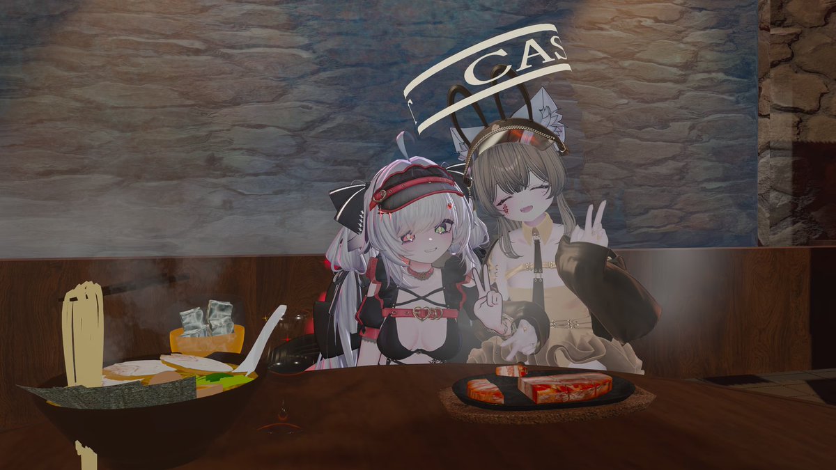 naganomochiduki's tweet photo. #Bar_YAMA 
フレンドさんがキャストやってると聞いて参加してきました!!なんか食べても食べてもラーメンが提供され続けました。カラオケ付きの接客イベントって新しいですね、また行きたいな。 https://t.co/vDxqMRylhX