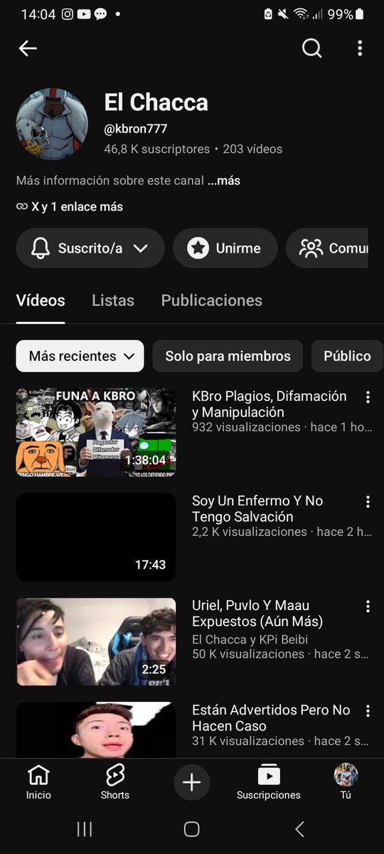 killerjose444's tweet photo. Ahora Kbro se está haciendo pasar por el chacca https://t.co/6CLql8wc0R