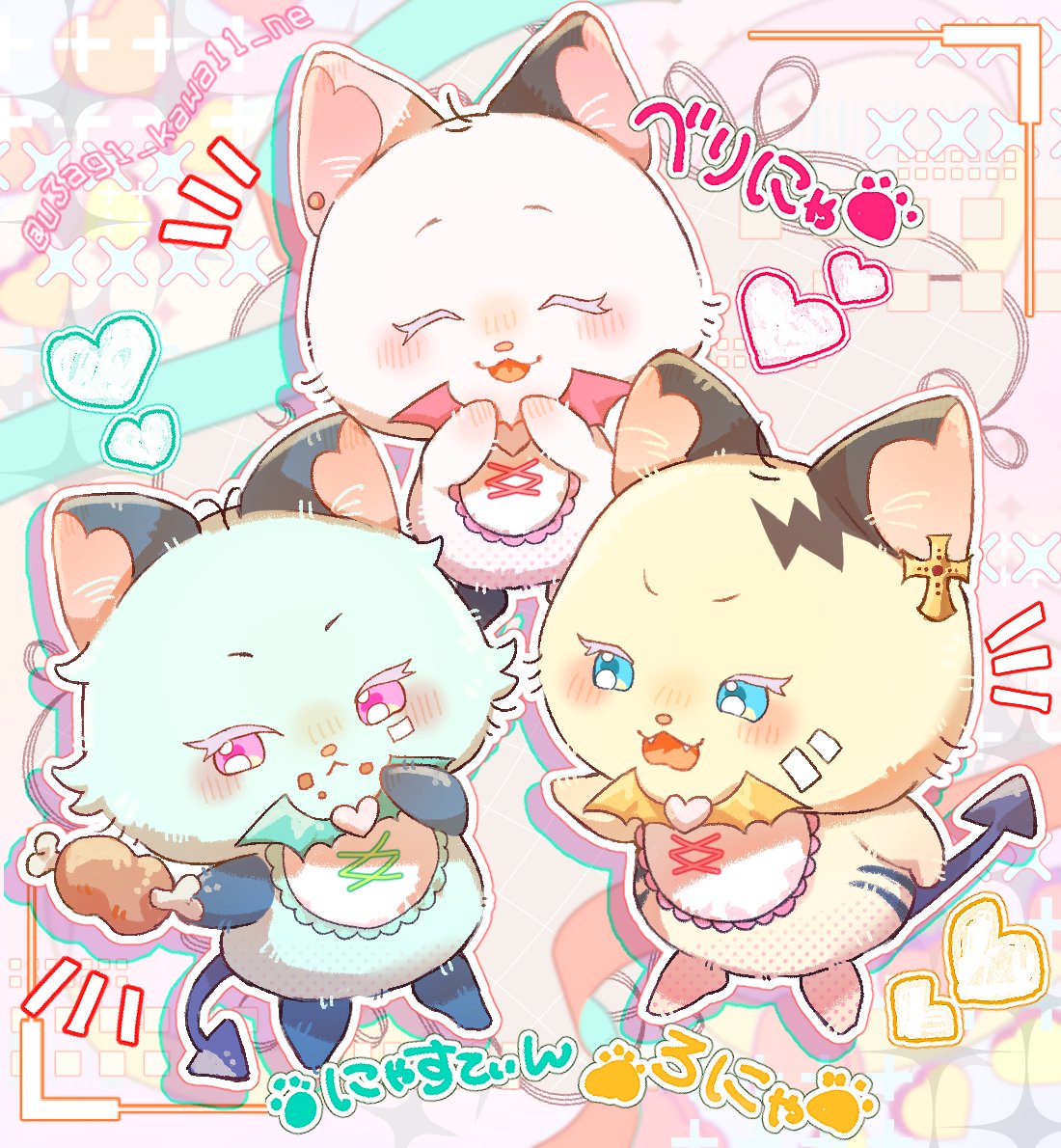 u3ag1_kawa11_ne's tweet photo. 🩷🧡💚ฅ*˙ω˙*ฅ💚🧡🩷 https://t.co/yFDGvXkY78