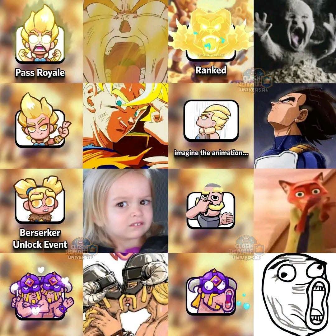 Sergio1722c's tweet photo. 📌 Todas las referencias de los nuevos emotes de la temporada 86 de Clash royale 🔥 https://t.co/MV0xK5hzGh