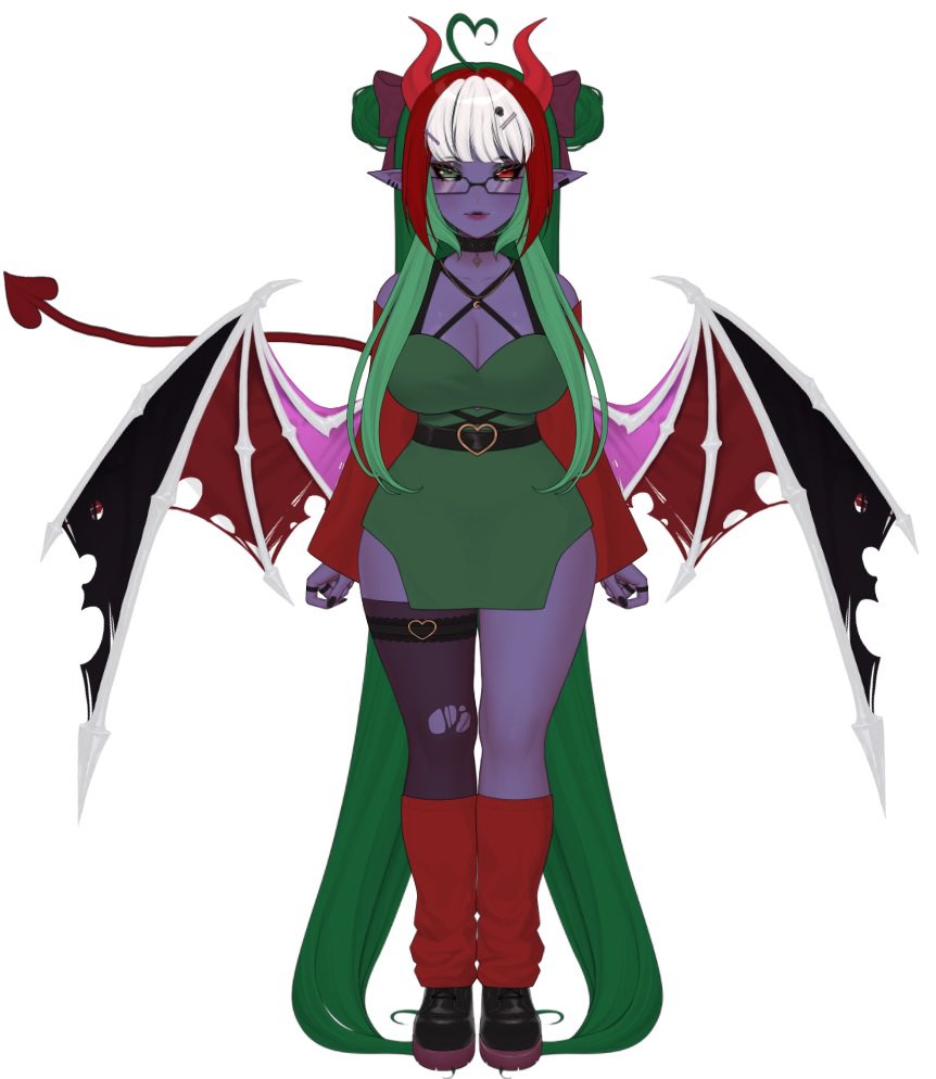 QueerKC_'s tweet photo. Uhhh, redid my #floofcustomizable again, tehe https://t.co/HwGGt0E6dC