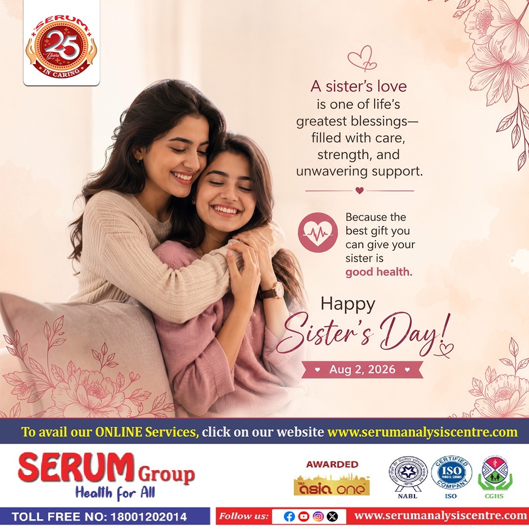 SerumGroup's tweet photo. Sisters are our first friends, lifelong protectors, and constant pillars of strength.
Encourage her to prioritise regular health check-ups, embrace a healthy lifestyle, and take time for self-care.
Happy #SistersDay from the entire #SERUMGroup.
#Sisterhood #CelebrateSisterhood https://t.co/mrPgVqPZ0p