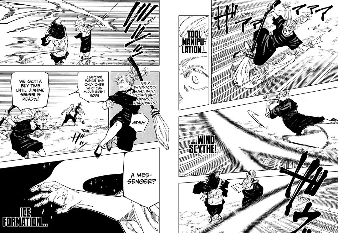 LeSheb_'s tweet photo. @jairo_moutinho @kingpercoid @DevotionDream @Timmm6666444 LMFAOOOOOOOO holy fuck bro alright you’re cooked. Here ya go disproving your exact point ig, nobara vs uraume, clearly they are taking the same amount of damage actually, lowkey I think you’re right! Again, you have brought nothing to prove anything just saying whatever ig lol https://t.co/0Nwxc7xRpL