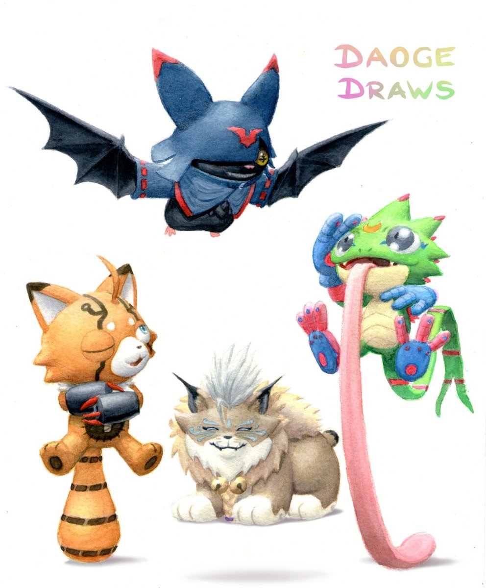 DiegoTeHe's tweet photo. Feliz Odaiba Memorial Day 💙 Me gusta mucho Digimon BeatBreak así que pinté esta acuarela, aunque aún me falta hacerle el fondo
#digimon #digimonbeatbreak #gekkomon #pristimon #chiropmon #cougarmon #acuarela #odaibamemorialday #fanart https://t.co/qovRXGpYqt