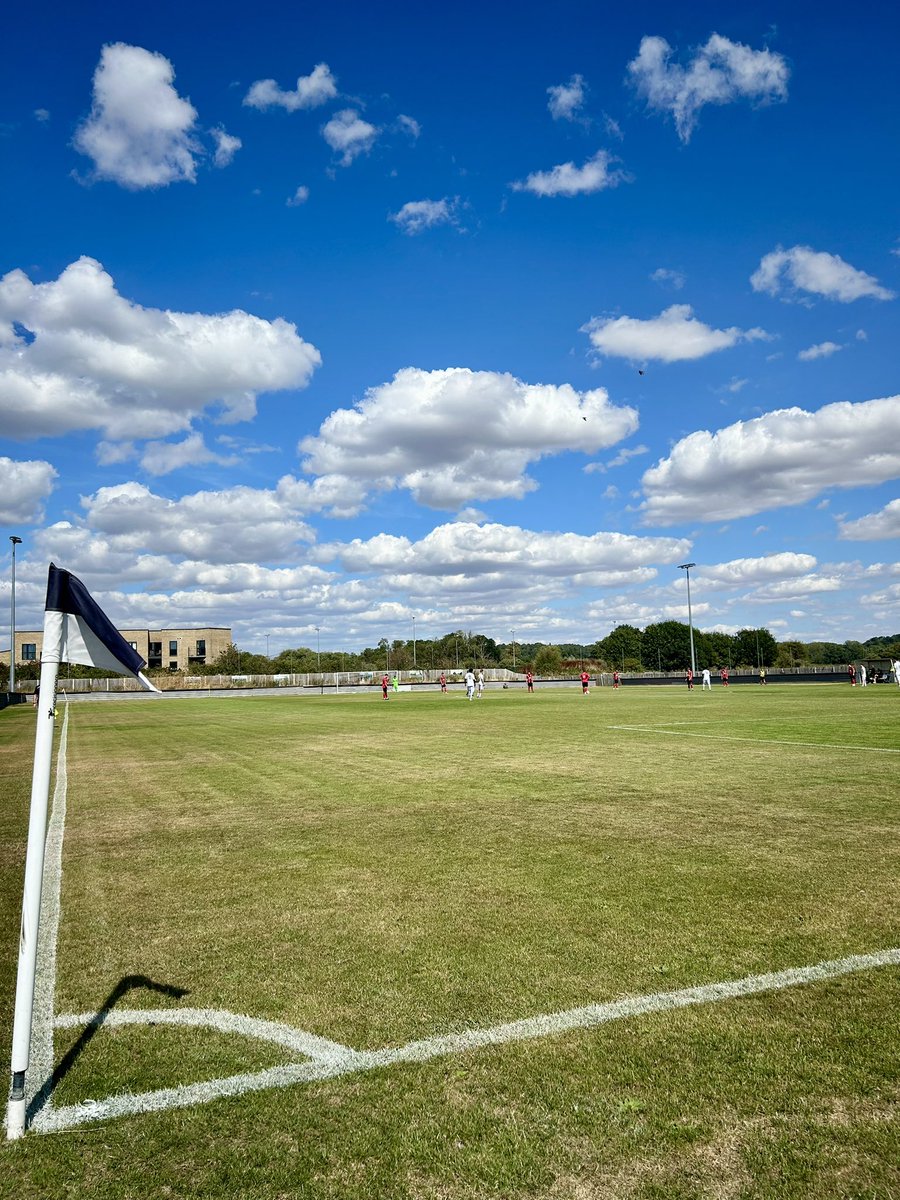 RPGilb's tweet photo. #Footballmatch number 10 of season 2026/27: @CAWFC1963 0-4 @maltbymainfc in the @utdcos Division 1. Glorious skies, burning sunshine and a mint @cornettouk...it's what Saturdays in August are all about. #groundhopping #nonleague #football https://t.co/9HHdxdR5hf