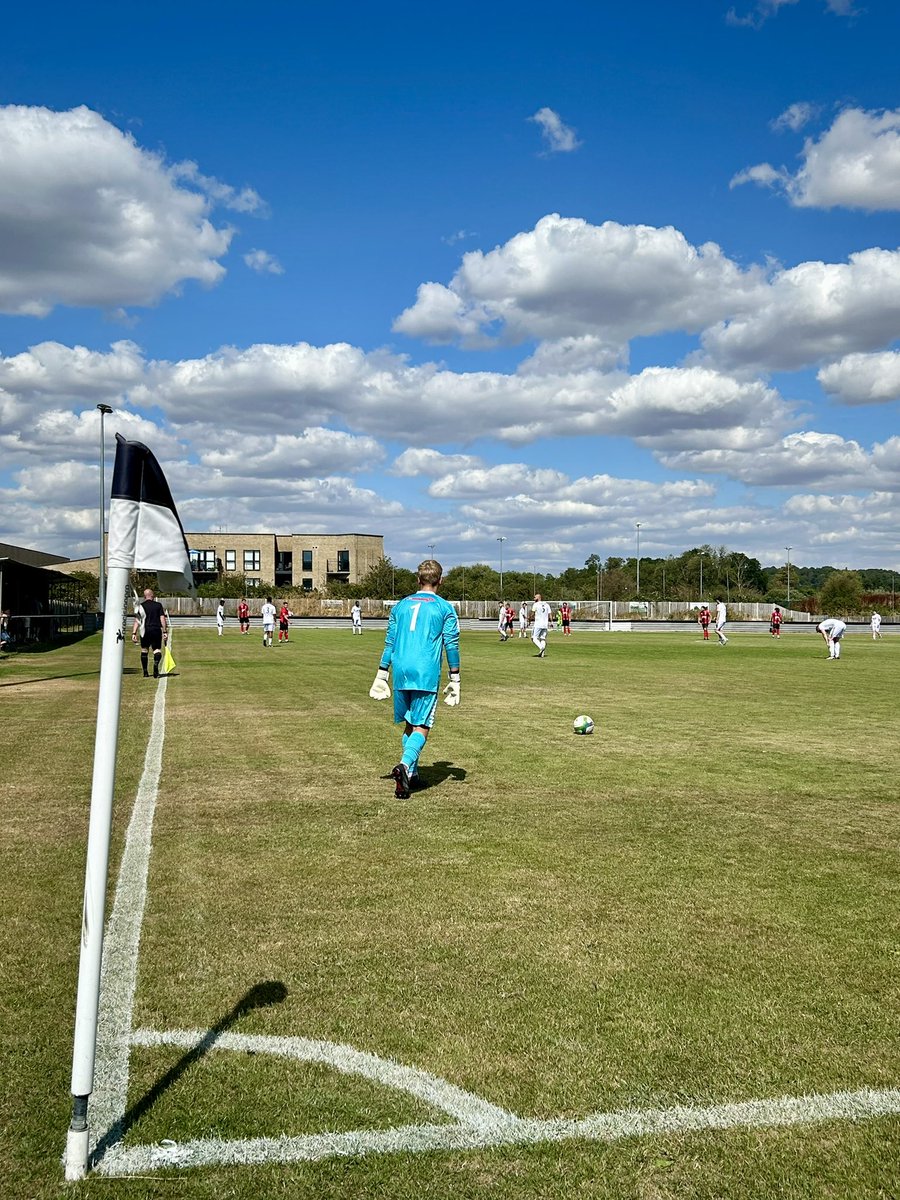 RPGilb's tweet photo. #Footballmatch number 10 of season 2026/27: @CAWFC1963 0-4 @maltbymainfc in the @utdcos Division 1. Glorious skies, burning sunshine and a mint @cornettouk...it's what Saturdays in August are all about. #groundhopping #nonleague #football https://t.co/9HHdxdR5hf