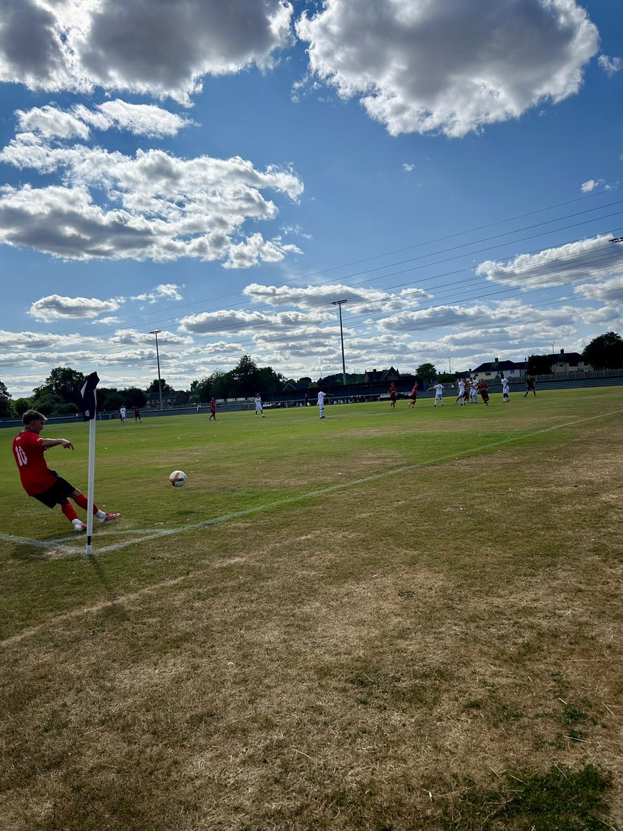 RPGilb's tweet photo. #Footballmatch number 10 of season 2026/27: @CAWFC1963 0-4 @maltbymainfc in the @utdcos Division 1. Glorious skies, burning sunshine and a mint @cornettouk...it's what Saturdays in August are all about. #groundhopping #nonleague #football https://t.co/9HHdxdR5hf
