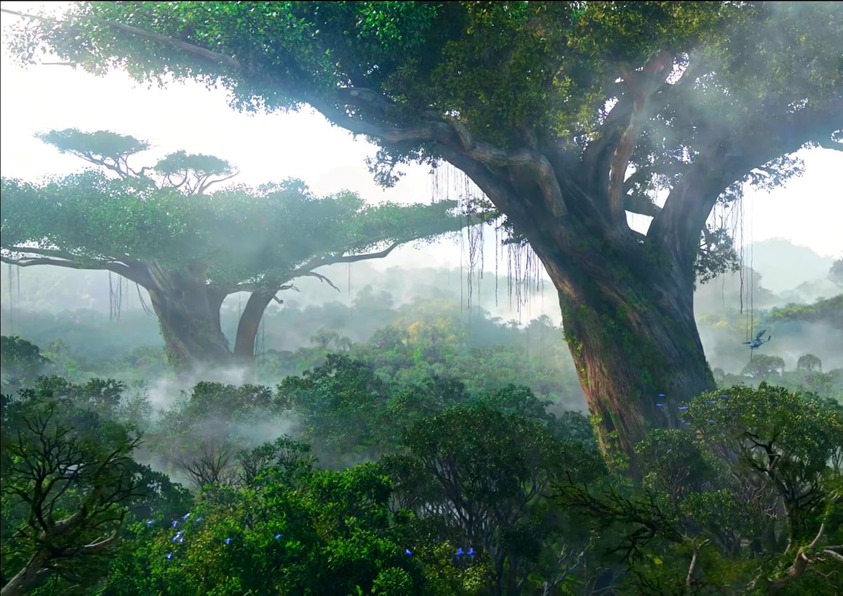 ATOMIX_90's tweet photo. Why the jungles aren't looking like tretayu 😭😭 
The way avatar showed jungle was surreal 🩷
#Ramayana should have made jungles like Avatar 🏹 https://t.co/MgaVAHtPjK
