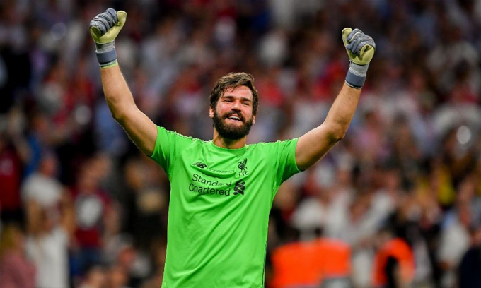 FootballTalkHQ's tweet photo. 🗣️ Alisson Becker: 'Three months after my father’s death, my son Rafael was born. For my wife and I, it was like hope was reborn. A light shone in our lives again. His name had a special meaning for us. It comes from the Hebrew, meaning “God has healed.” ⁠
⁠
Six days after Rafael was born, something happened that I still cannot explain.⁠
⁠
We were playing a crucial match against West Brom. We were fighting for our place in the Champions League, and we had to win that match. It was one of those days where it feels like nothing is working, and it was 1-1 with a few seconds remaining. As a keeper, you are just standing in your box in those moments, feeling helpless. ⁠
⁠
But then we won a corner. And our goalkeeping coach shouted for me to run up the pitch. There was nothing to lose. So I ran up the pitch as fast as I could, and I arrived in the box just as Trent was taking the corner. To be honest, as a keeper, you never, ever, ever think that you are actually going to score. ⁠
⁠
Just get into the box and create chaos. ⁠
⁠
The next thing I know, the ball is coming at my face. I flick my head and I fall to the ground. Then I am just surrounded by a warm glow. That’s the only way I can describe it. Everyone is hugging me. Thiago is hugging me and crying. Firmino is hugging me and crying and laughing at the same time. Mo is celebrating like a little kid, jumping up and down. I have never seen him so happy after someone else scored a goal hahaha!! Complete joy.⁠
⁠
It was almost more special that we were still playing in the empty stadiums, without the roar of the fans, because the only thing that I could feel was the love of my teammates, who had gotten me through the hardest time of my life. Our whole bench, the staff, and the kitmen were all cheering so loud that it felt like we were back in front of the Kop again. ⁠
⁠
I remember I looked up to the heavens, and it was one of those grey rainy days in England. But for me, the sky was filled with light. ⁠
⁠
I said, “Pai…. pai…..”⁠
⁠
It’s for you, Dad!'⁠