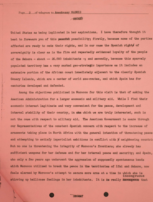 GuillermoRocaf1's tweet photo. Carta de #FRANCO al Presidente de  EE.UU. en 1967 "advirtiendo" de que NO armaran a Marruecos por ser Nación "agresiva" y "desestabilizadora".

Hoy vemos que Estados Unidos ha apoyado y financiado la entrega de Ceuta y Melilla a Marruecos 👇🧐

Lean mi artículo sobre la carta mencionada 👇🧐

https://t.co/wbbsNotJE8