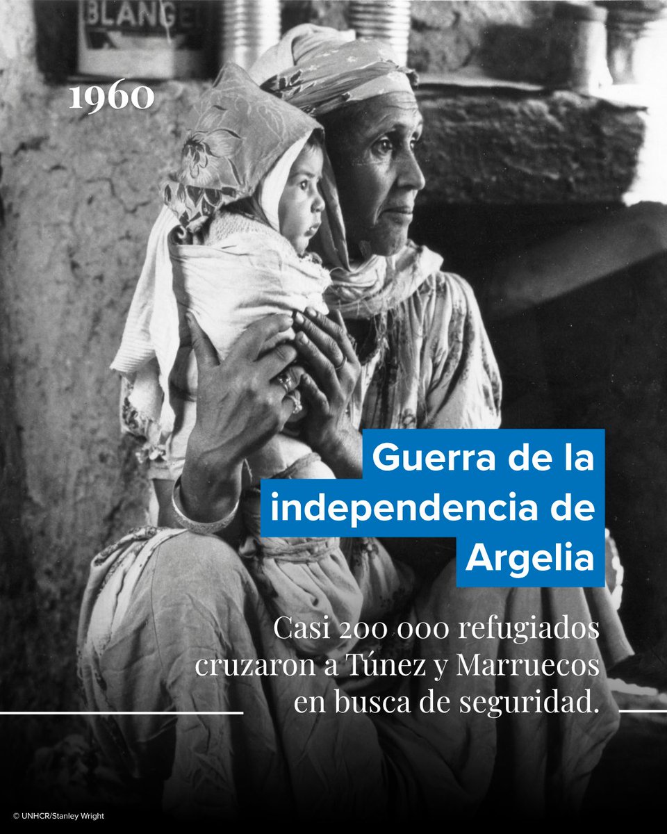 eACNUR's tweet photo. Han pasado diferentes décadas, diferentes crisis, pero hay una necesidad que persiste, la seguridad. Ser una persona refugiada no es una elección, pero sí podemos elegir estar junto a ellas; acompañarlas y protegerlas.
#75añosacnur #ACNUR #conlosrefugiados https://t.co/D69Knn494Q