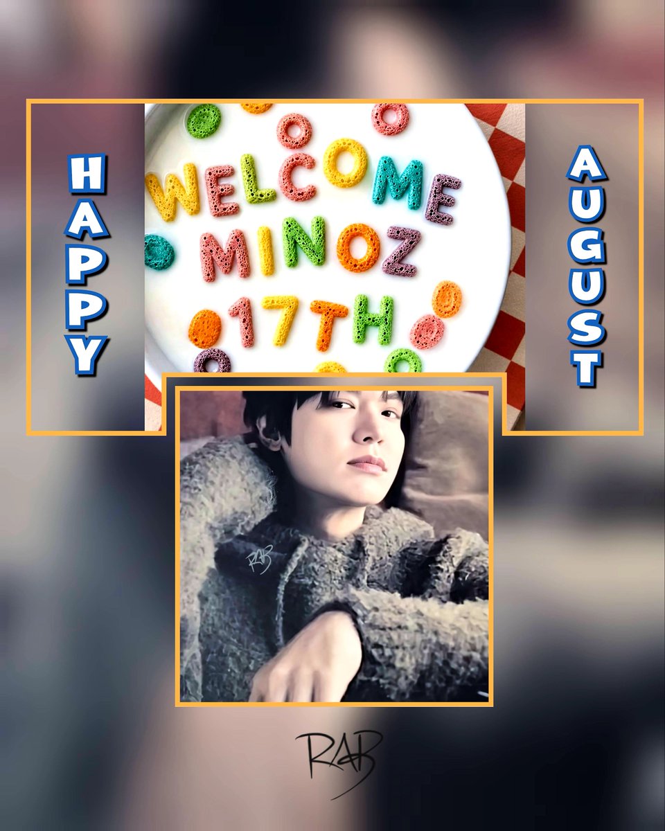 RaechelleBenne2's tweet photo. HAPPY AUGUST Everyone!
🥰🌱🍒🌻🍏🍓🌾🍇🏵🍊🍦🍉🍁🍂❤

#LeeMinHo 
@ActorLeeMinHo 
#Minoz 
#myment_official
#Minoz_17 
#hallyuking
#legendary 
#alwayswithleeminho https://t.co/0qOr6KnjrO