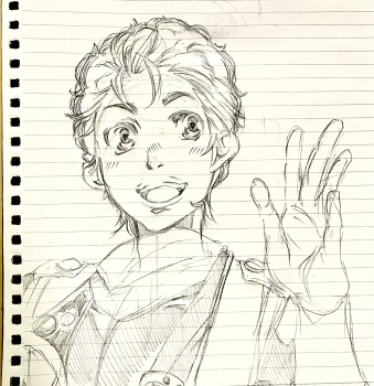 hanahusaweb's tweet photo. ダンクちゃんしばらく上手く描けなかったので「相変わらず可愛いわね」って挨拶してくる夜の町のおねーさんを心に抱きながら描いた。ダンクちゃんは可愛い https://t.co/HD8PId341c