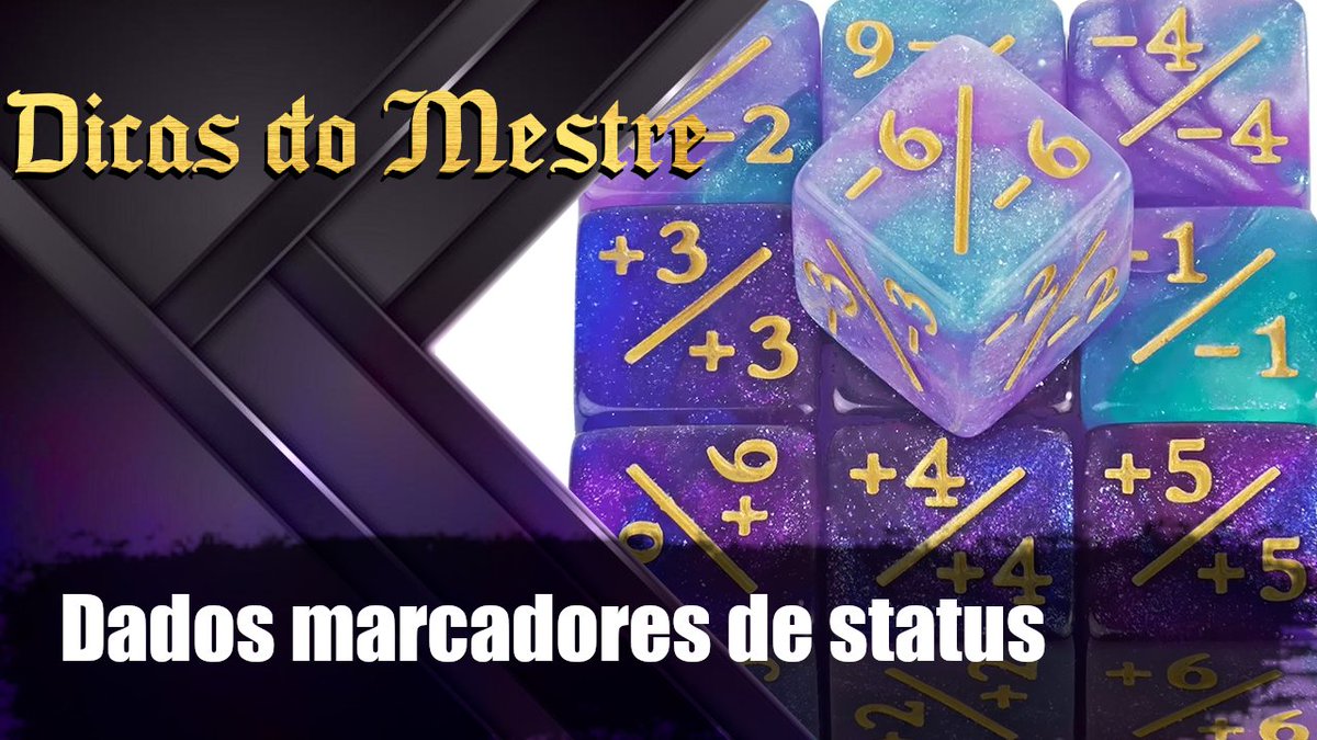 3DungeonMaster's tweet photo. Olá pessoal! No vídeo de hoje vamos mostrar mais uns dados diferentes que podem ser bem úteis na sua mesa de RPG, os dados marcadores de status.
https://t.co/BUmv9gMEBt
#RPG #roleplayinggame #dadosRPG https://t.co/7uAOKZuArN