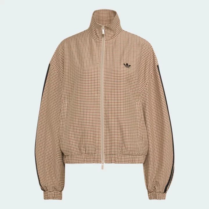 仮】 в X: „adidasのチェック柄トラックジャケットめちゃくちゃ可愛い