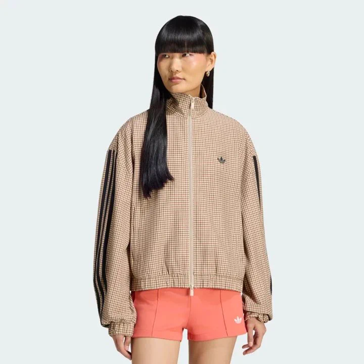 仮】 в X: „adidasのチェック柄トラックジャケットめちゃくちゃ可愛い
