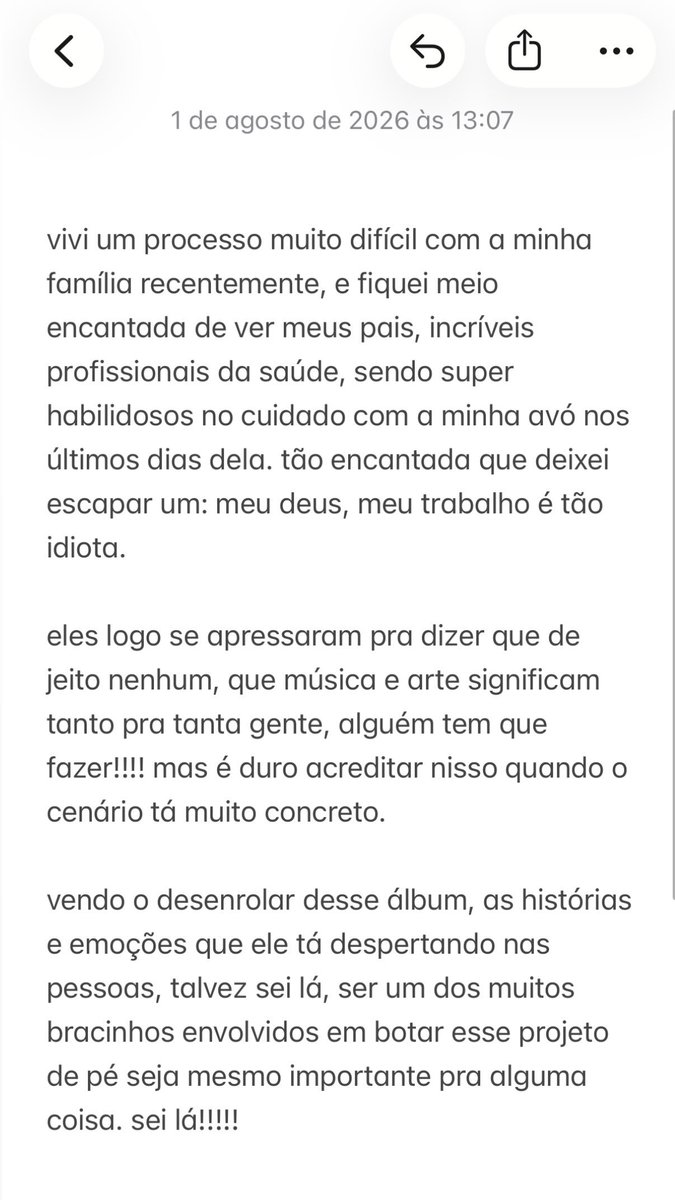 jaomagazine's tweet photo. Marília, da equipe do Jão, compartilhou um relato sobre o processo difícil que viveu com a família e como, vendo o desenrolar de Memórias Póstumas, sentiu o quanto a arte (e esse projeto) realmente importa. 🌼 https://t.co/OQ5Mgw0krL