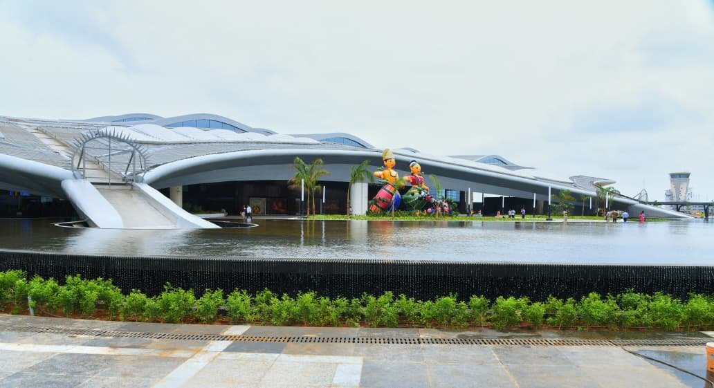 JayGalla's tweet photo. The inauguration of the Alluri Sitarama Raju International Airport marks a defining milestone in Andhra Pradesh’s growth story.

My heartfelt compliments to Hon’ble Prime Minister Shri @narendramodi ji, Hon'ble Chief Minister of Andhra Pradesh Shri @ncbn garu, Union Civil Aviation Minister Shri @RamMNK, and everyone who worked tirelessly to bring this transformative project to fruition.

This world-class airport will unlock immense opportunities for investment, tourism, trade, and employment, while significantly enhancing connectivity for North Andhra. It is a catalyst for inclusive regional development and a stronger, more prosperous Andhra Pradesh. #BhogapuramAirport