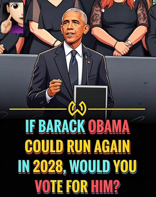 ItsEmilyKateIt's tweet photo. Would you vote for Barack Obama in 2028 ??  

A. YES 

B. NEVER https://t.co/OnaBveomqQ