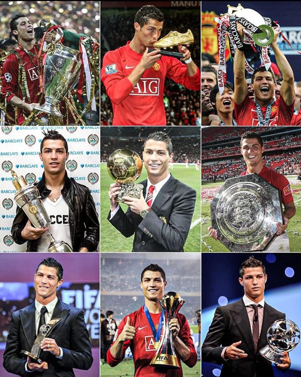 CRonaldoNews's tweet photo. Cristiano Ronaldo owned football in 2007/08. https://t.co/zS6zsLIZEF