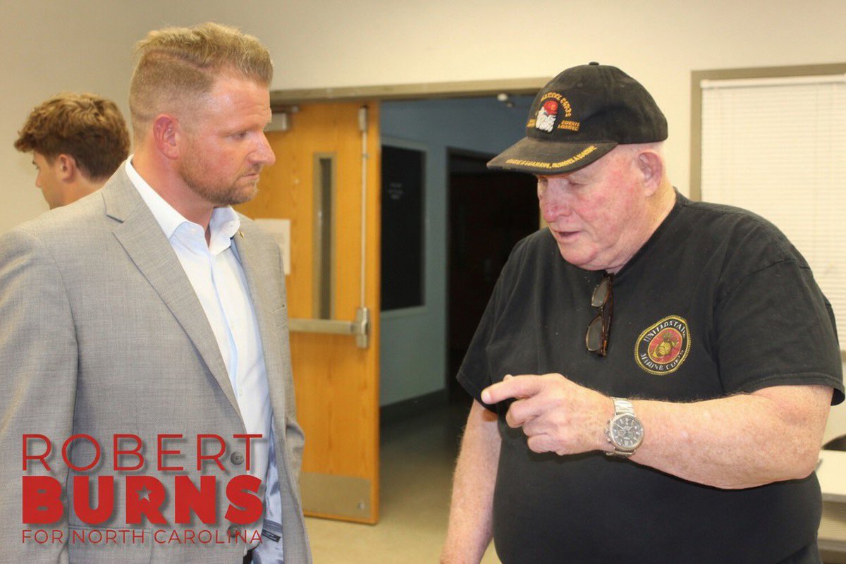 RobertBurns82's tweet photo. I’ve sat with veterans from the mountains to the coast.

They look me in the eye and say it straight:

They don’t recognize North Carolina anymore.

They remember a state that honored service and put working families first.

Under Cooper and Stein, law and order became optional and the people who built this state were left behind.

I’m sick of how they’ve been treated.

700,000 veterans call North Carolina home, and too many are struggling just to survive. 

That’s a failure of leadership.

Time for real change.

North Carolina will keep its word to those who kept theirs to America.