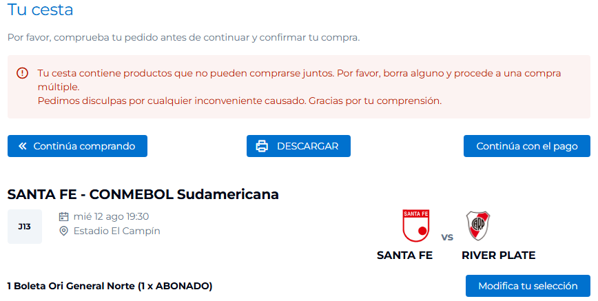 ElPocoOriginal's tweet photo. @SantaFe No funciona la recarga para abonados https://t.co/f88UahllBE