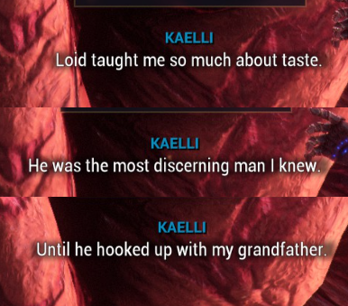 DevourYourMoon's tweet photo. I WENT TO GO TURN IN MY FISH AND GOT THIS DIALOGUE FROM KAELLI ??? GAGGED LMAO

she said u could be gay with anyone yet chose my crusty old grandpa https://t.co/lUTSzhUKO4