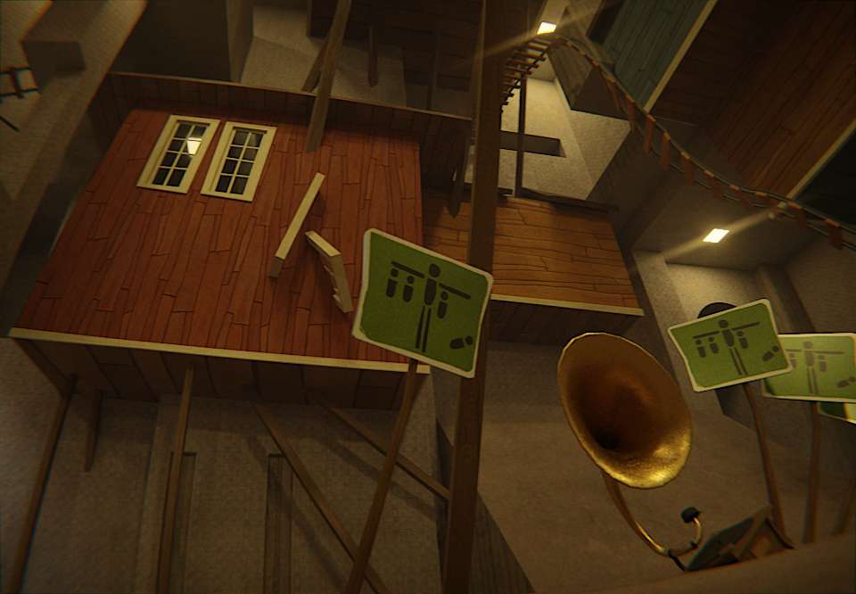 TheRedCard52's tweet photo. Really surprised by the positive reception of my Hello Neighbor Backrooms renders!
Here's some extra angles of the two scenes I made.
Since this was just something I did for fun I won't make any more for now, but they were super fun to make! https://t.co/lQ18rwql7K