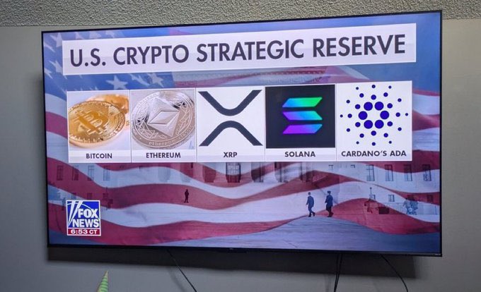 Jake_Claver_89's tweet photo. XRP has officially gained recognition as a U.S. CRYPTO STRATEGIC RESERVE in the mainstream media! 💥🔥 https://t.co/7J0Y5kvNye