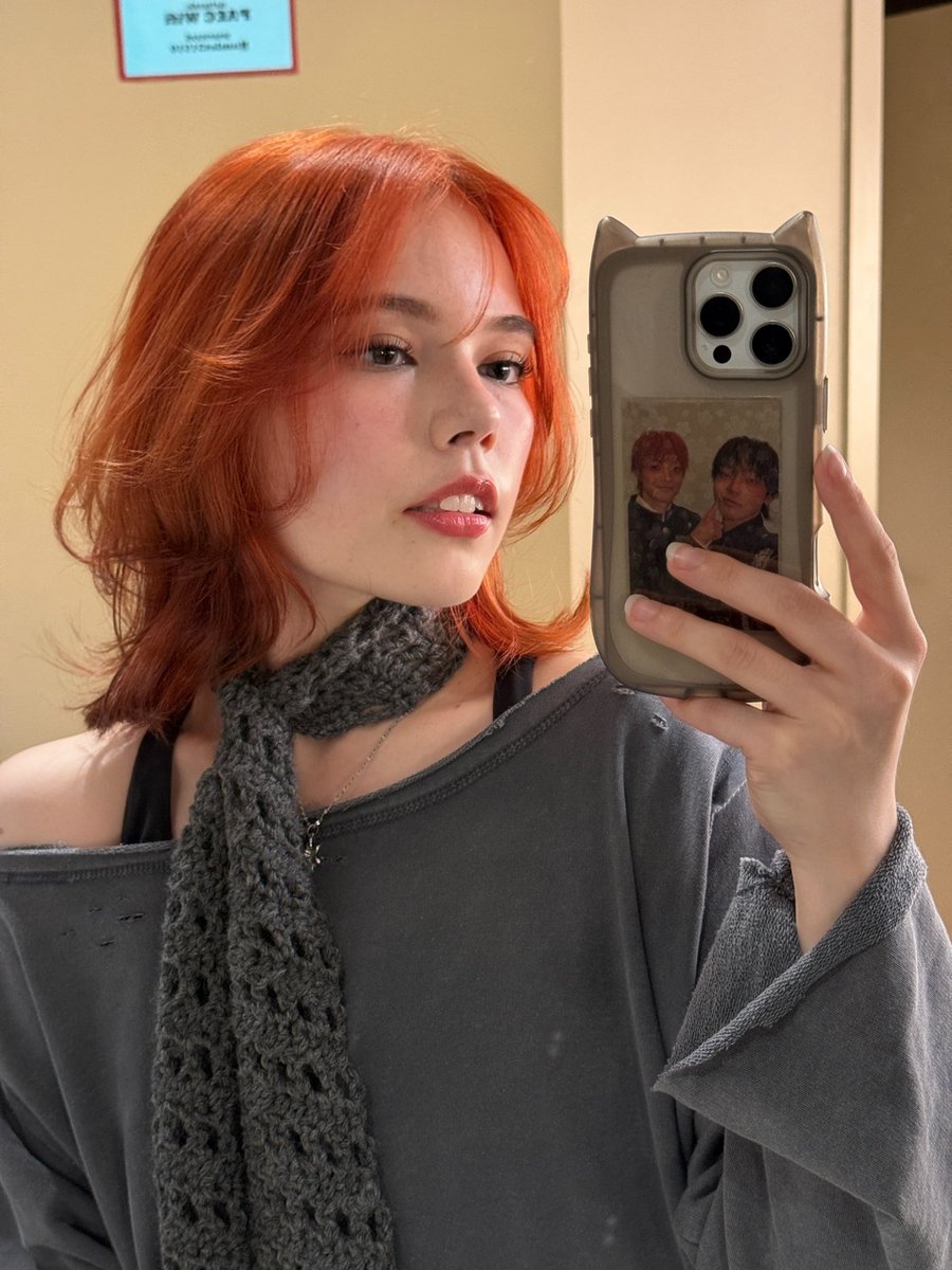 yudaisyuki's tweet photo. posting my orange hair one last time since we’re going brown for job hunting

please mourn her in the comments down below

fly high tangerine yuki 🍊🪽 https://t.co/9TWUqrUVTY