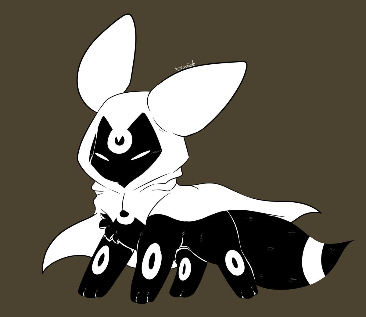SmolSammichOwO's tweet photo. MoonKnight Umbreon https://t.co/yiDQXwm0Qw