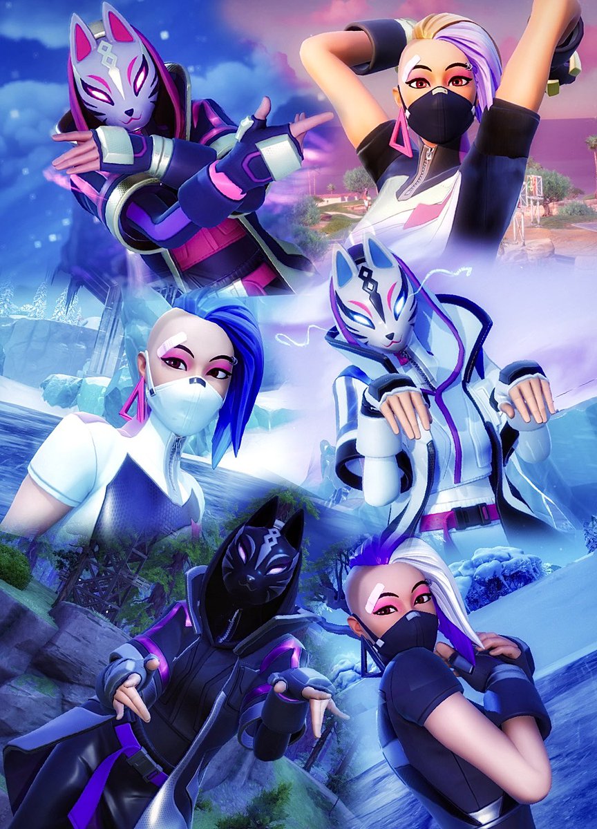 CryoHG's tweet photo. Happy B-Day to my favourite skin in the game  🥳💙
 #Fortnite #Catalyst7thYear https://t.co/JHIC2FfsHR