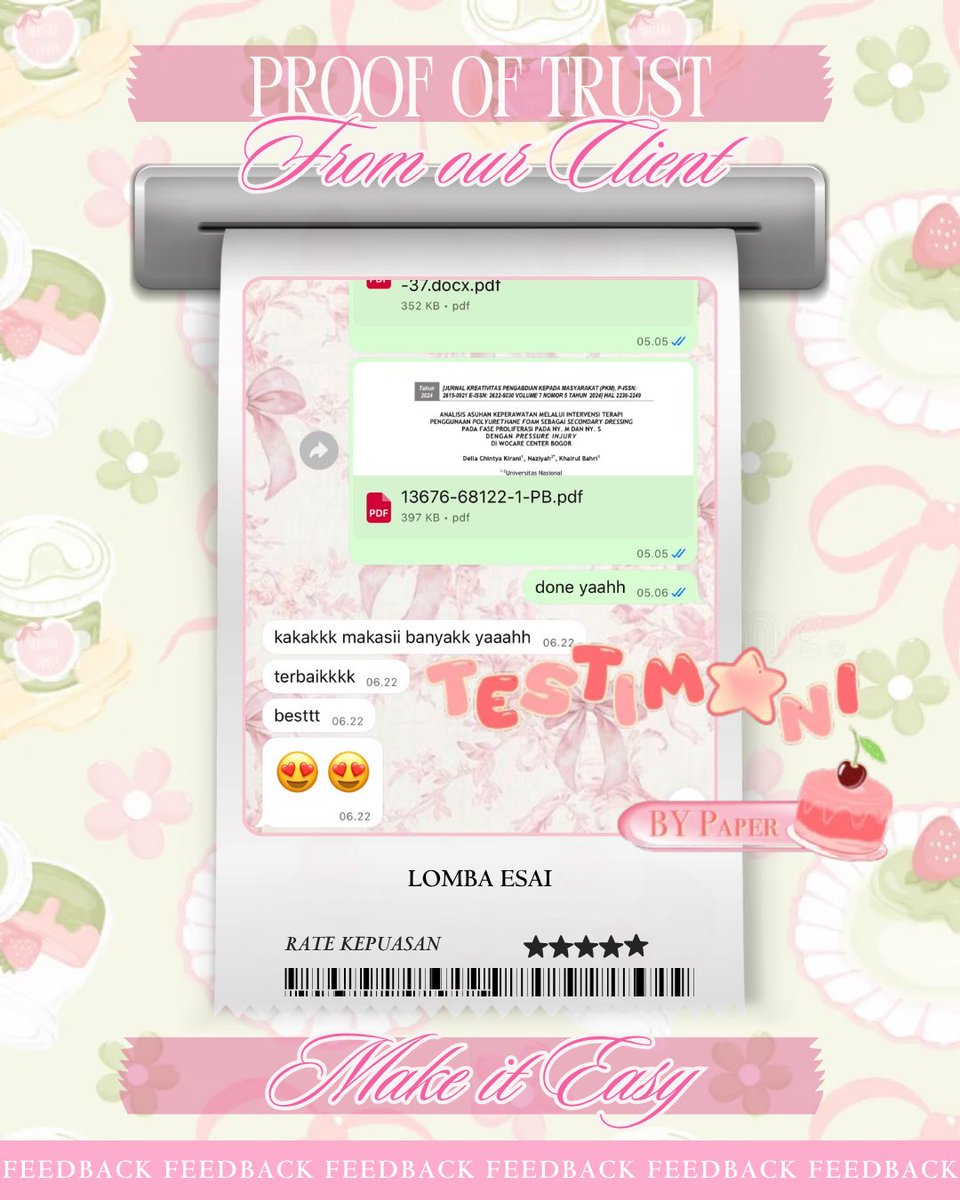crushkarina33's tweet photo. Selamat buat yang masuk final🤩 dipersiapkan dengan matang PPT dan presentasinya, buat yg udh juara selamaaattt yaaa kawan paper😘😘😘 ikut happy dengan achievement kalian! Makasih juga untuk yg order lain-lain mulai dari esai beasiswa, poster, desain ppt, dll🥰🥰🥰 https://t.co/2cBZ28nKTB