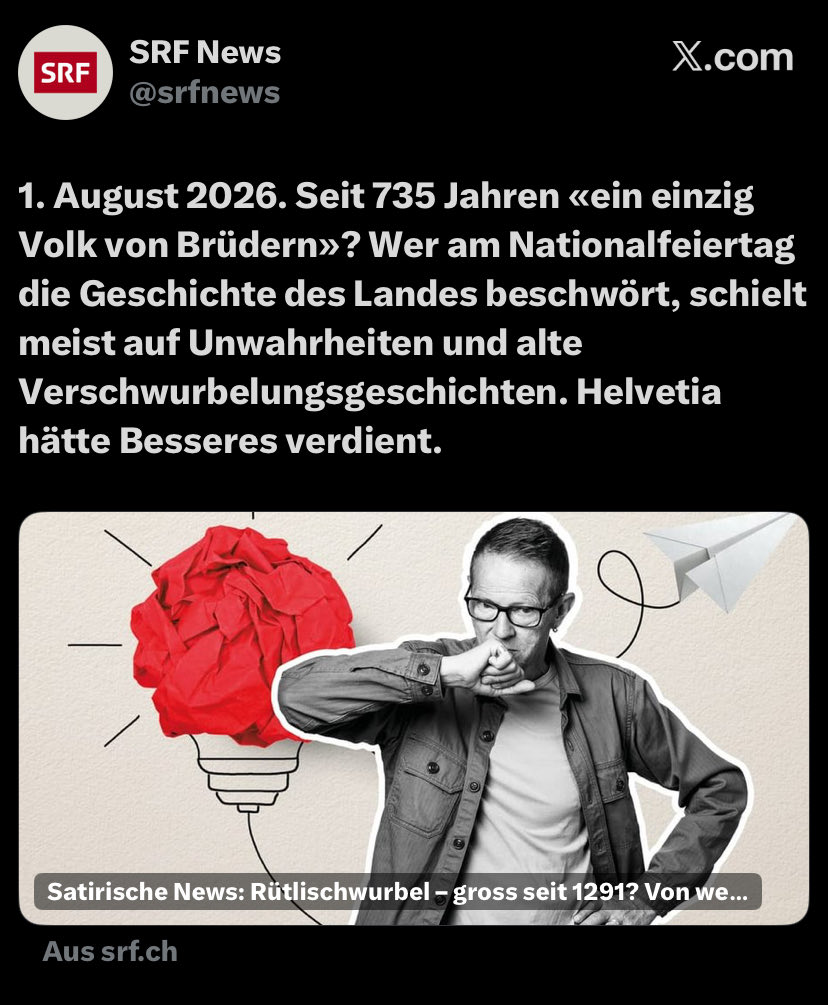 ChantalStadelm1's tweet photo. Verschwurbelungsgeschichten. Deppen-Neusprech zwangsfinanziert.
Ja die Eidgenossen und #Helvita hat was besseres verdient !
#Medienboykott wir schalten euch ab ! #Lügenpresse im Coronaendstadium der komplett Verblödung https://t.co/vcOHXgrcIl