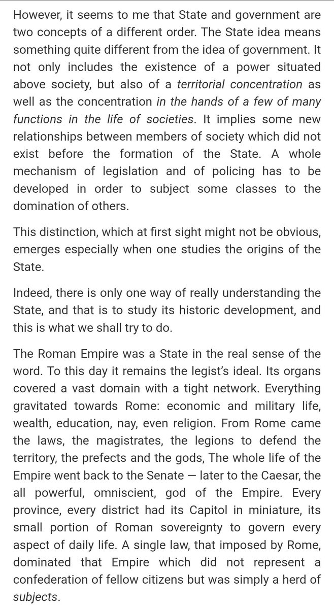 SpaceIsBaned's tweet photo. @DarthDromos @WDFurGamer @Alyxhoppe The state is more than violence. I can't describe it quickly on Twitter.

 Kropotkin, "The State: Its Historic Role" https://t.co/BEgU6ujWnA